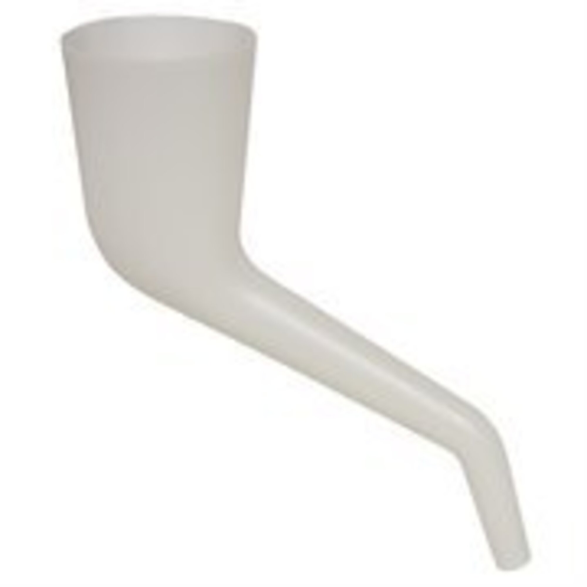 Lisle Right Angle Funnel — Durable Plastic, Easy to Clean, Model# 17232